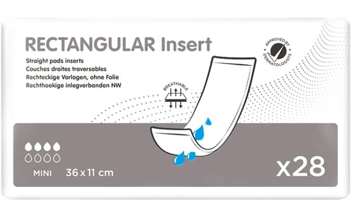 Ontex Rectangular Pad Mini 11x36cm
