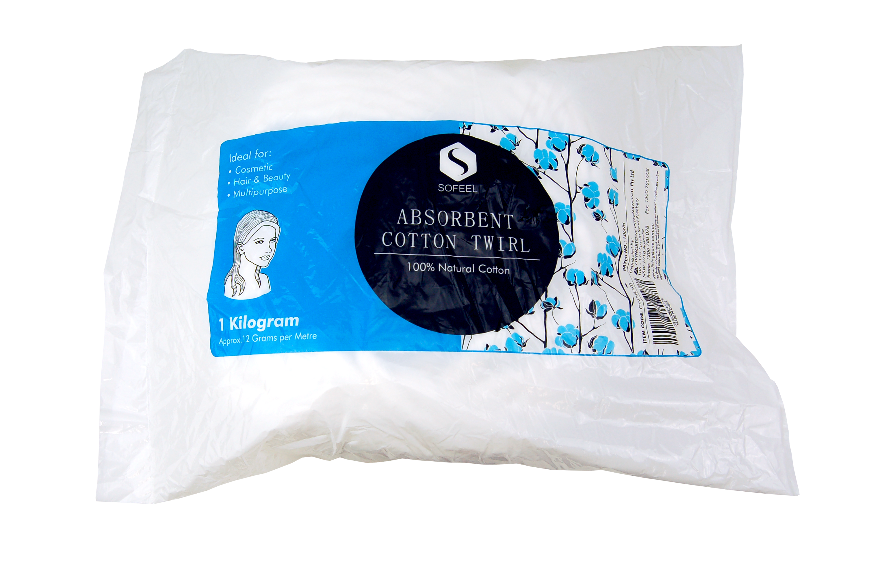 Sofeel Premium Pure Cotton Beauty Coil Twirl