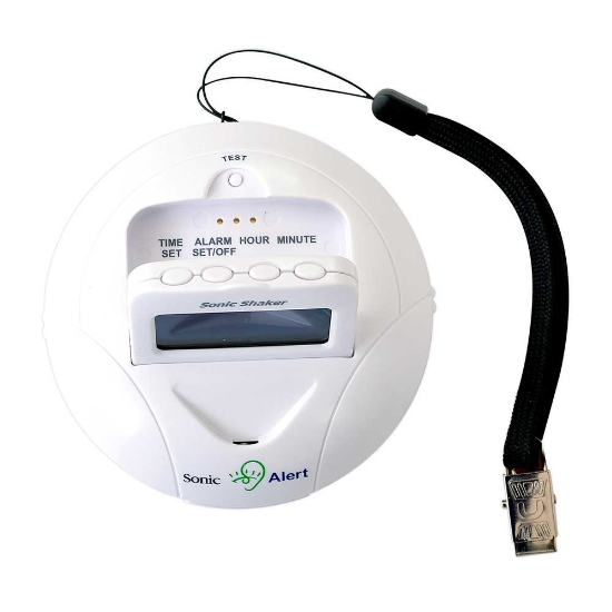 Sonic Shaker™ Vibrating Travel Alarm Clock