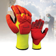 Bastion Tellaro Cut E High Viz Yellow Impact Resistant Gloves