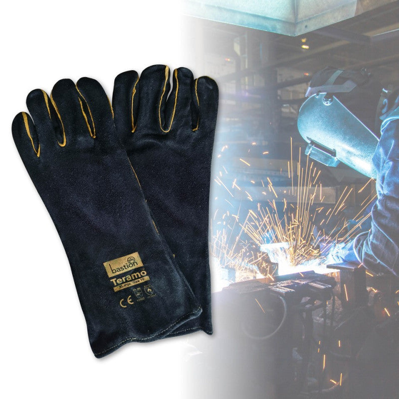 Bastion Teramo Premium Split Cowhide Leather Welding Gloves