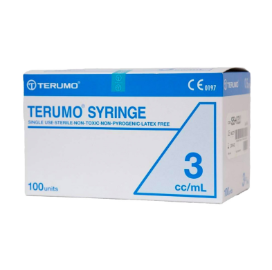 Terumo 3ml Syringe – Luer Lock Tip