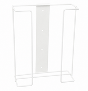 Triple Wire Gloves Dispenser Wall Bracket - White
