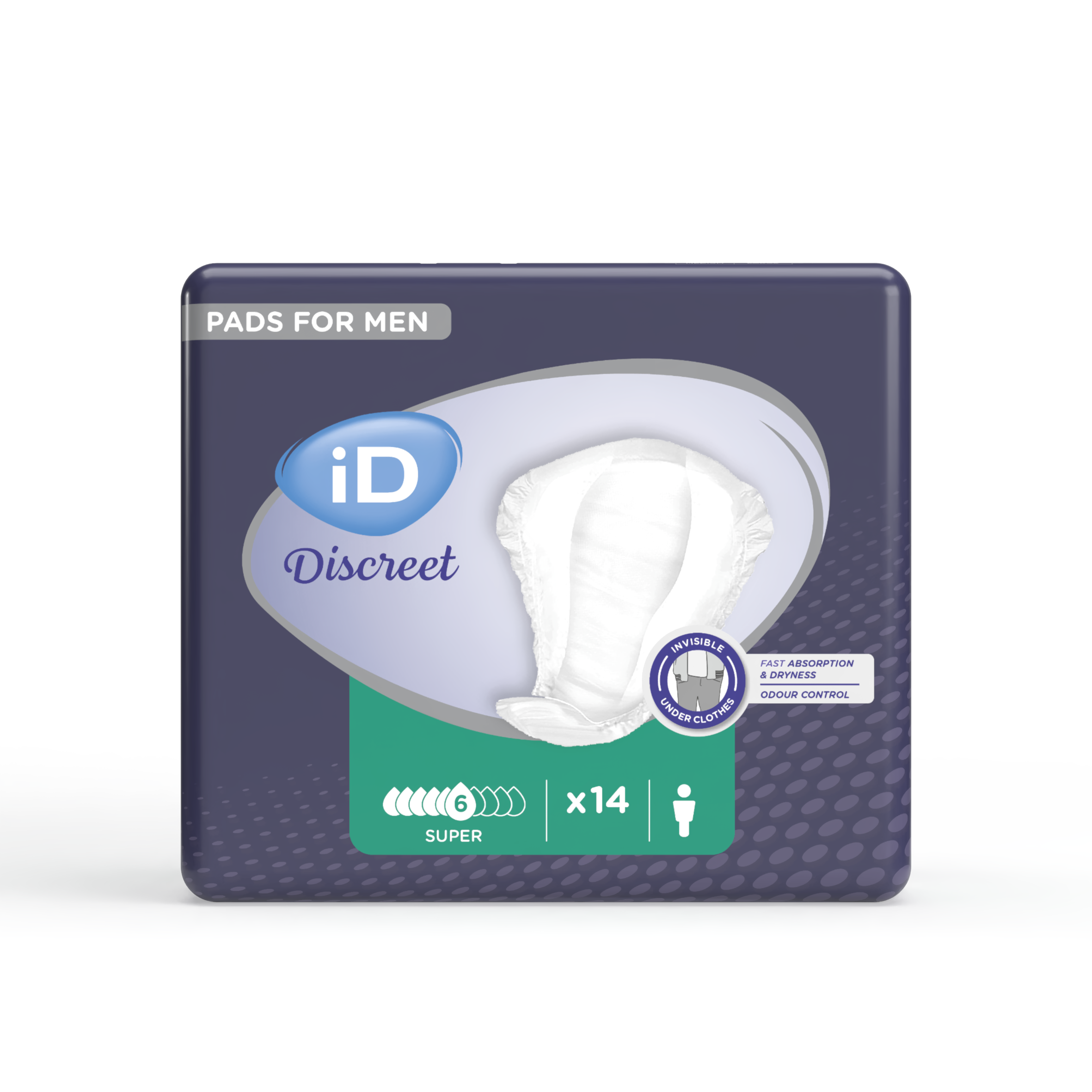 iD Discreet Pouch Super Mens 748ml