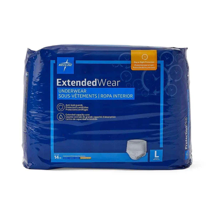 Medline Extended Wear Protective Underwear - All Sizes