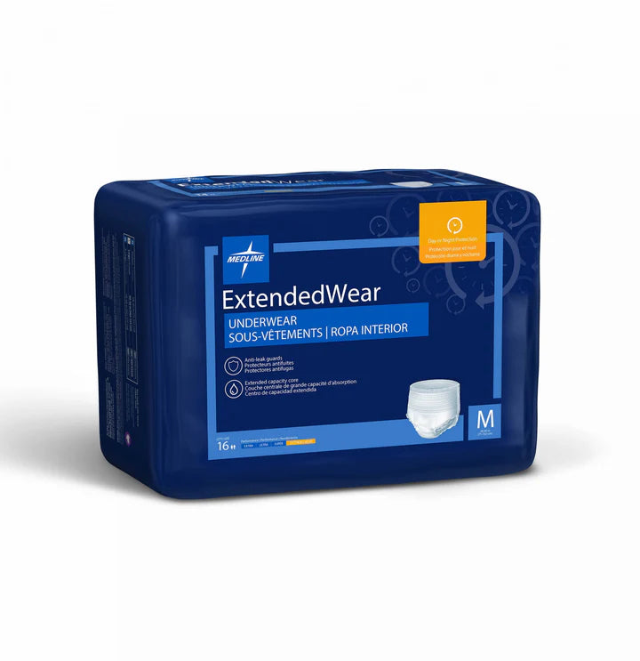 Medline Extended Wear Protective Underwear - All Sizes