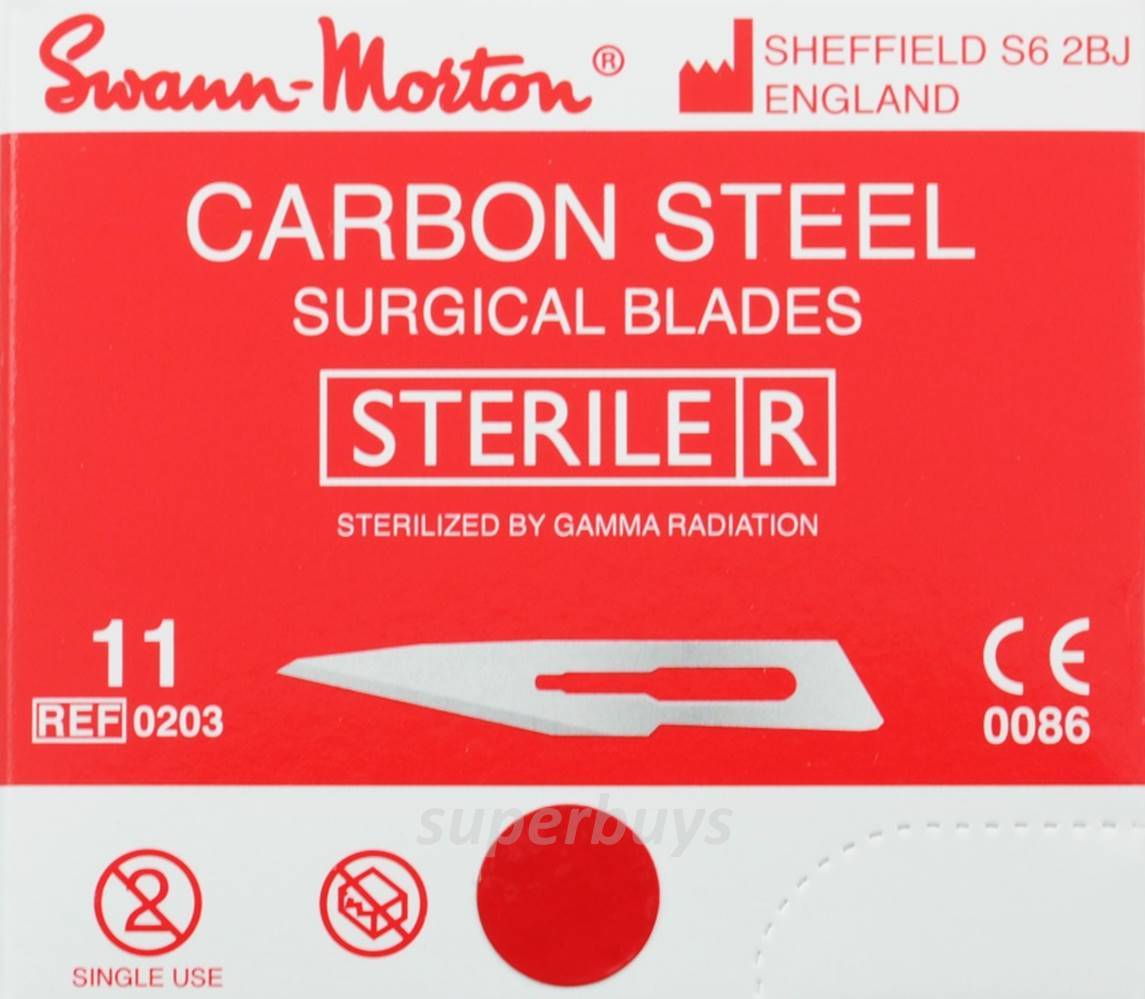 Swann Morton Scalpel Blades Size 11 – Box of 100