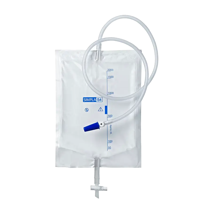 Simpla S4 Urine Drainage Bag With Tap and Sample Port  Sterile